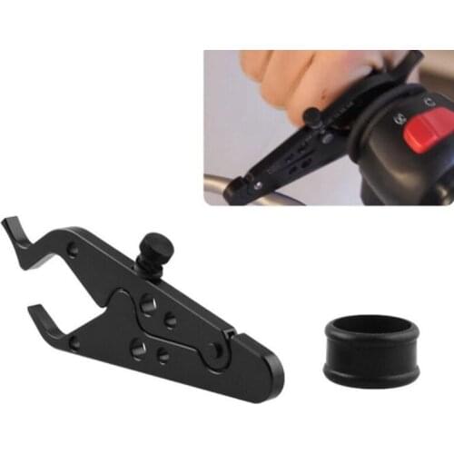 Universal Motorcycle Modified Aluminum Throttle Control Clip Auxiliary Handle Fixed Clip Set