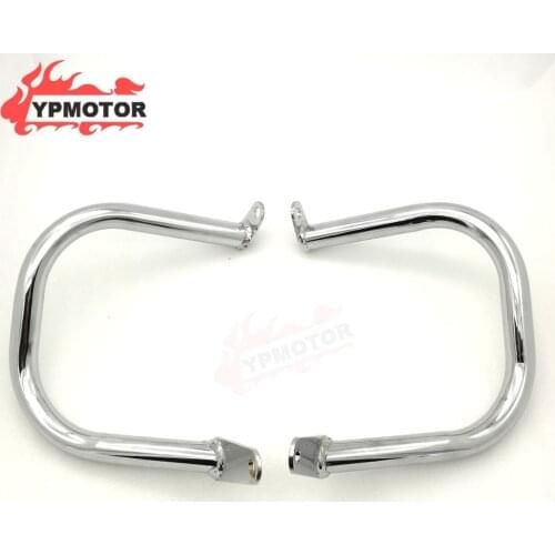 Street Bike Engine Guard Crash Bar Protection For Yamaha V-STAR Vstar 400 600 DS400 DS650 Classic Custom Dragstar 1996-2013