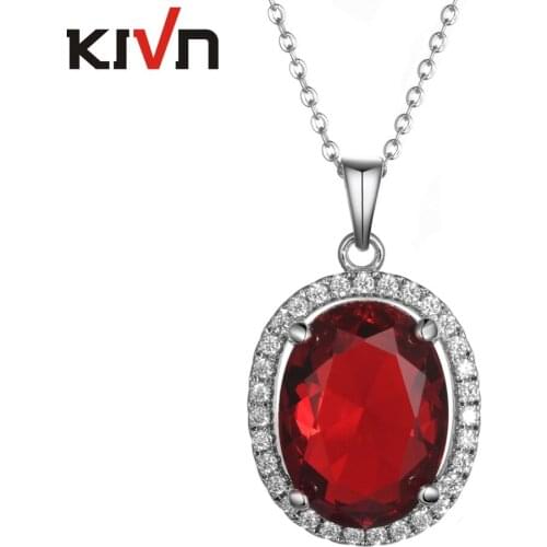 Womens Fashion Jewelry Classic Sparkling CZ Cubic Zirconia Pendant Necklaces Birthday Christmas Gifts 6pcs Lot Wholesale