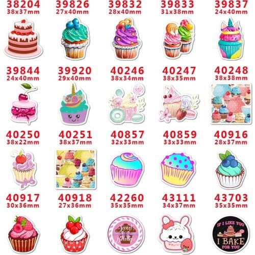 10 Pcs Cartoon Planar Resin Cabochons PR38204