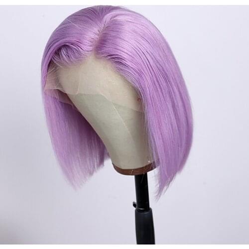 150% Density New Design Women Lovely Youth Womens Short Human Hair Lace Wig Bob style wigs for white women