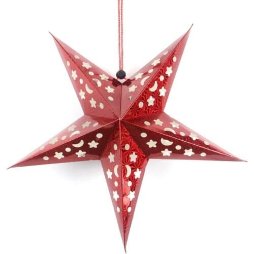 30cm/45cm Christmas Tree Topper Star Christmas Star Tree Topper For Christmas Table Decor Craft Xmas DIY
