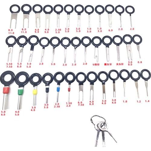 41PCS Practical Stainless Steel Needle Remover Terminal Quick Removal Tool Car Terminal Repair Hand Tool