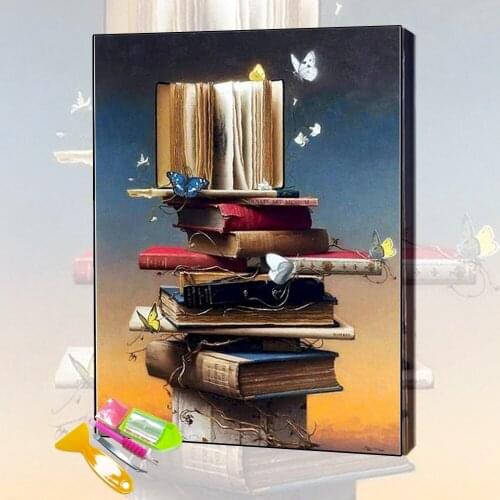 5D DIY Landscape Diamond Picture Book Sea Art Crafts Square/Round Rhinestone Inlaid Embroidery Mosaic Home Decoration