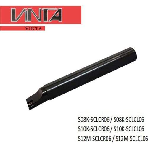 Free shipping! Vinta CNC lathe internal turning tool holder S08K-SCLCR06 / S10K-SCLCR06 / S12M-SCLCR06 Tool holder boring bar