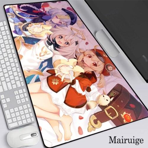 Mairuige 400X900mm Anime Rubber Gaming Computer Large Mouse Pad Gamer Locking Edge Keyboard XXL Desk Mat Keyboard PC Mice Mats