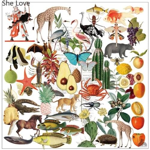 Chzimade 50Pcs/lot Life Encyclopedia Vellum Paper Stickers For Diy Scrapbooking Diary Card Making Decorative Sticker