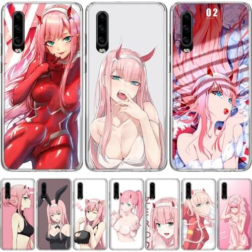 Zero Two Darling In The Franxx 02 Phone Case for Huawei P40 P30 P20 Mate 30 20 10 Pro P10 Lite P Smart Z + 2019 Gift Coque Cover