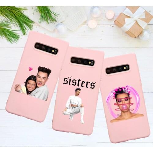 For James Charles and Dixie D'Amelio design phone case for Samsung Galaxy s20 Ultra s8 s9 s10 plus A50 A10 A20 A30 A70 A60 A51