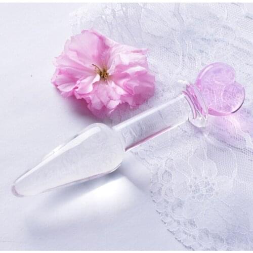 Pyrex Glass Dildo G-Spot Clitoral Fake Penis Crystal Dick Butt Plug Massager Wand Adult Women Men Gay Sex Toys Anal Dildo