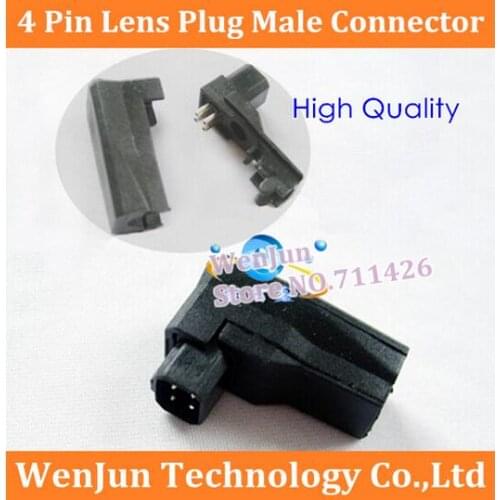 Brand NEW Camera Auto Iris 4Pin Lens Plug Male Connector High Quality Welded type 4-pin male plug