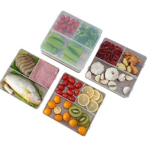Refrigerator Keep Fresh Storage Box Kitchen Food Storage Boxes Anti -String Taste Lunch Box Microwave Oven Boxes