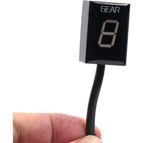 X7AE Light Weight Motorcycle Handlebar Speedometer Digtal Display Gear Indicator Speed Display for Motorbike