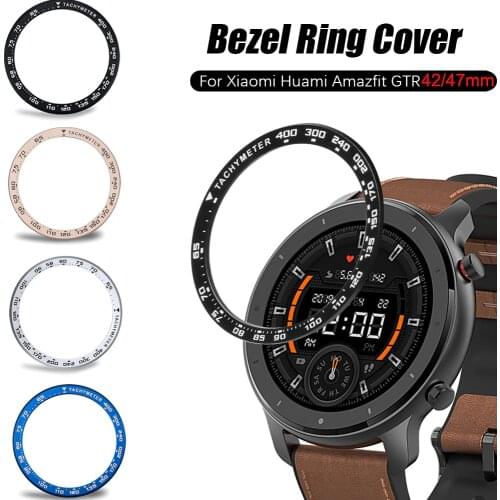 Hot Case Stainless Steel Watch Bezel Ring For Xiaomi Huami Amazfit GTR 42 47MM Speed Ring Dial Scale Tachymeter Protective Cover