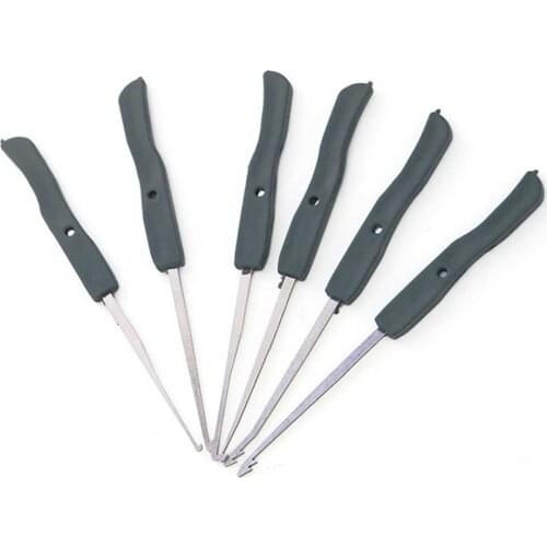 10pc/Set Stainless Steel Lock Pick Set Locksmith Tool Lock Pin Broken Key Extractor Key Remove Hooks Lock Locksmith Tool