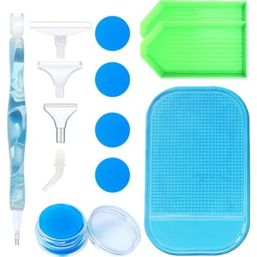 Point Drill Pen Set Resin DIY Artifact Diamond Craft Head Diamond Embroidery Point Drill Pen Painting Embroidery Accessories
