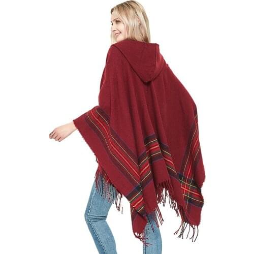2020 new European and American shawls imitation cashmere ethnic style retro travel spring autumn winter cloak cloak ladies cloak