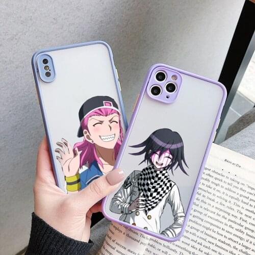 New Funny Anime Danganronpa Phone Case for IPhone 11 12 Pro XS MAX XR X 7 8 6Plus SE 2020 12Mini Soft Silicone Bumper Cover Capa