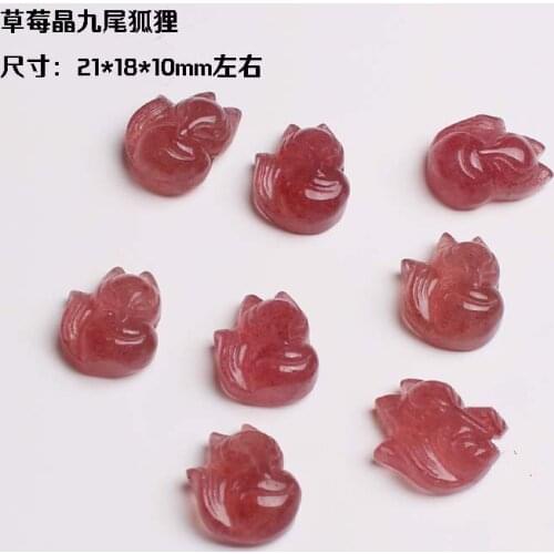 One pcs starwberry quartz /labradorite/garnet fox/brave troops pendant FPPJ wholesale beads nature gem stone