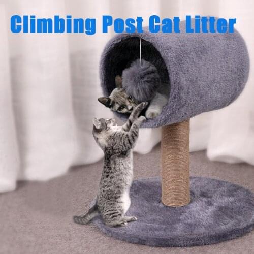 Cat tree cat climbing frame sisal cat scratching post cat tree cat litter cylinder four seasons rattan mat cat scratching board
