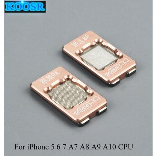 PPD Chip BGA Reballing Stencil for iPhone 6S 6 Plus 6SP 7 A7 A8 A9 A10 CPU Ram Upper Lower Reball Tool Stencils Planted tin Mold