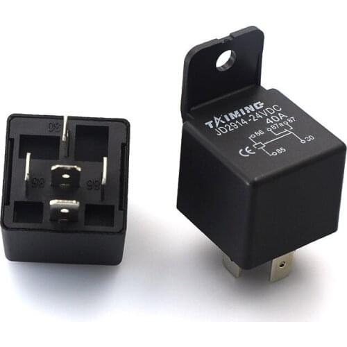 5 Pin 40A Waterproof Car Relay Long Life Automotive Relays Mayitr Normally Open DC 12V/24V Relay for Head Light Air Conditioner