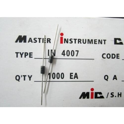 Xinyuan 100PCS/lot 1N4007 4007 1A 1000V DO-41 High quality Rectifier Diode IN4007