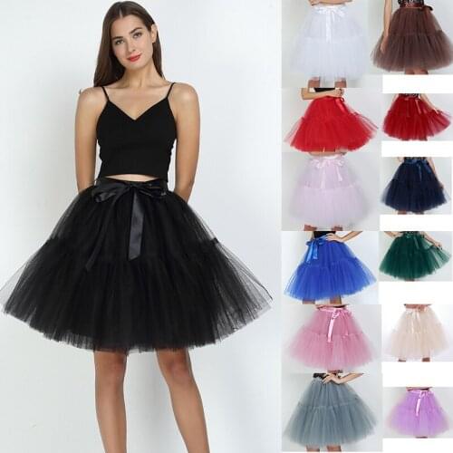 13 Colors Petticoat Women Mini Tulle Puffy Short Vintage Wedding Bridal Petticoat Underskirt Pettycoat Rockabilly Tutu Crinoline