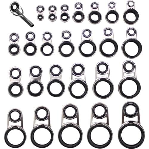 1x Multiple Sizes Telescopic Sea Fishing Rod Guide Rings 2/3/4/5/6/7/8/9/10/11/12mm Diameter Rock Fishing Rod Guides Ring Repair