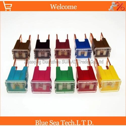 10 PCS/pack 20/30/40/50/60/70/80/90/100/120A Auto fuse,each current 1 PCS,32V car fuses /automobile fuses for VW,Toyota etc