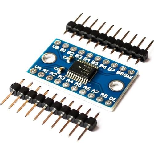 3.3V 5V TXS0108E 8 Channel Logic Level Converter Convert TTL Bi-directional Mutual Convert