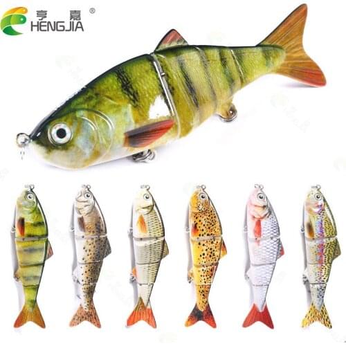 5pcs 12cm 16.8g 6#hooks diving jointed minnow fishing lures wobbler bass carp trout fishing baits pesca fishing tackles