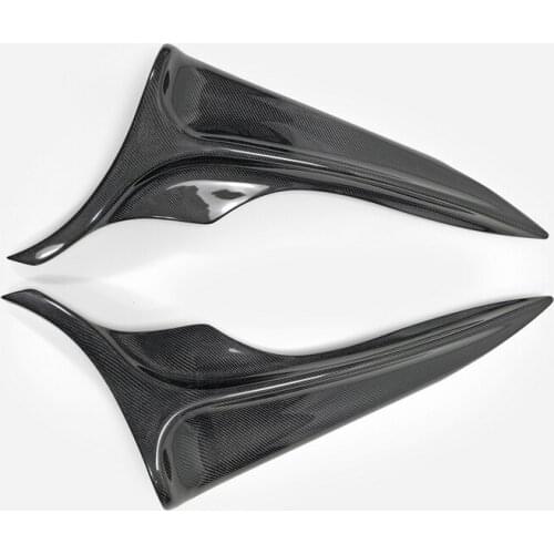 Car-styling For Mazda MX5 Roadster Miata NC 2/3 IKO Style Carbon Fiber Side Deflector Add On Glossy Fibre Rear Spat Splitter Kit