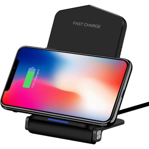 Fast Wireless Charger Foldable Wireless Charging Pad for Samsung Galaxy S9/S9 /S8/S8 /S7/S7Edge/Note 8, For iPhone 8/X/8 Plus
