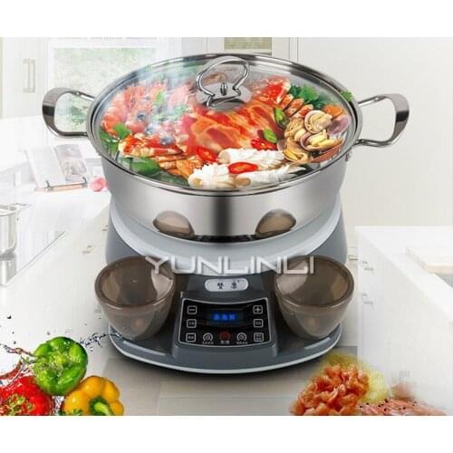 Household Steam Hot Pot Microcomputer Control Electric Steam Pot 1400W Multifunctional Cooking Machine AP-169