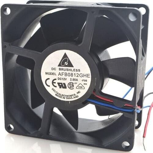 FOR DELTA/ Delta 8038 8CM AFB0812GHE 12V 2.00A 3 Line Chassis Violence Fan