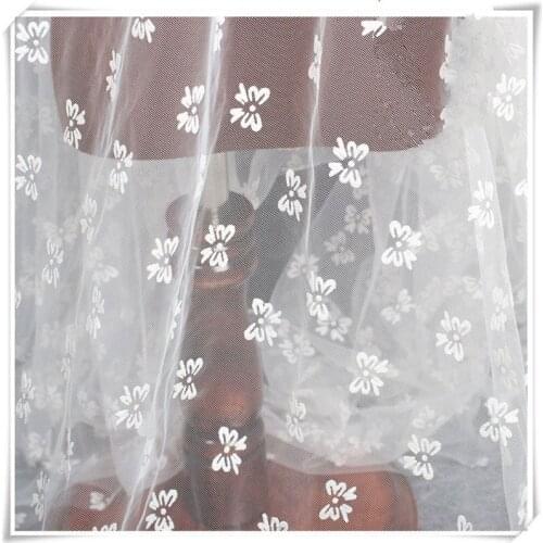 GLace 3Y/lot High quality butterfly mesh lace fabric for wedding dress accessories home decoration TX1438
