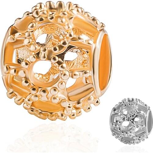 HPXmas Wholesale 5pcs/lot Charm Fit Bracelet Fit Bracelet Jewelry Original Beads Fashion Metal Accessories For Making Diy