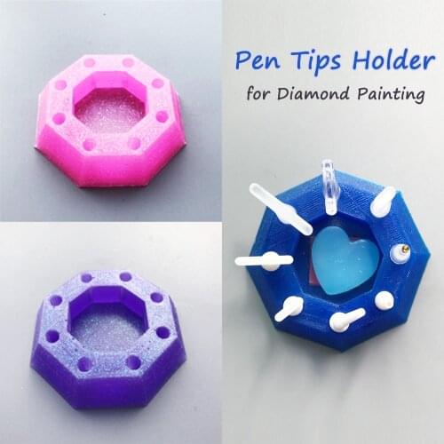 Diamond Painting Tool Pen Replacement Tips Multi Placers Holder Storage Wax Clay DIY Handmade Painting with Diamonds Accessories