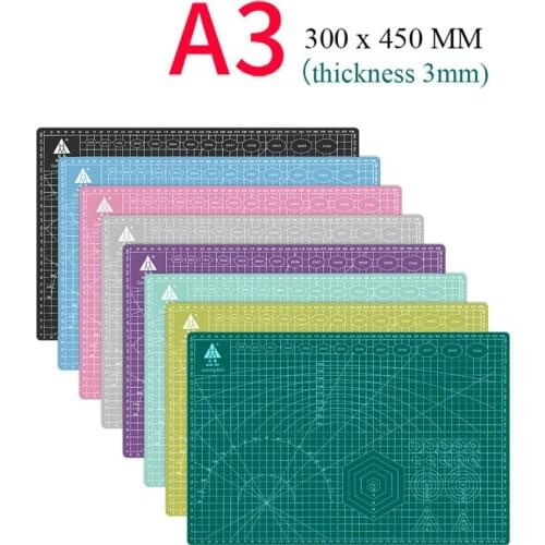 Pvc Cutting Pad A3 Large Manual Pad Writing Test Paper Drawing Beauty Diy Model Rubber Seal Self-repairing Desktop Carving Pad