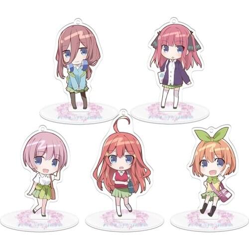 The Quintessential Quintuplets Acrylic Stand Model Keychain Cute Anime Girls Figure Decoration Action Figure Collectible Toys