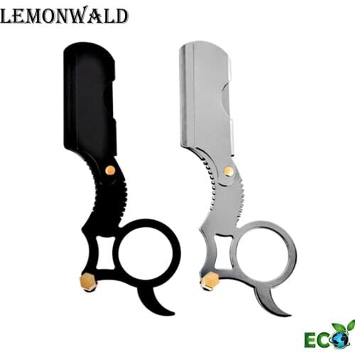 LEMONWALD High Quality Men Stainless steel Straight Barber Edge Steel Safety Razors Beard Shaving Knife Hair Removal Tools