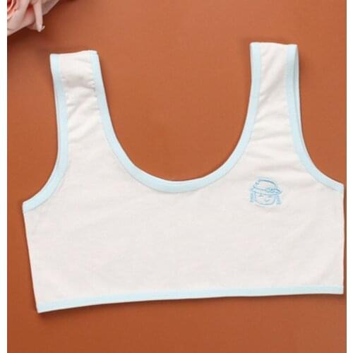 New Lolita Style Girls Camisole Girl Cotton Vest Child World Girls Tanks With Character Little Girl Avatar Underwear F0090