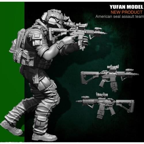Yufan Model 1/35 Resin Soldier Figura US Army Seal Six Model YFWW35-1823
