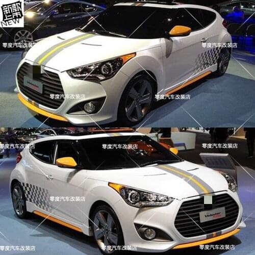 Body Exterior Modified Sports Stickers For Hyundai Veloster Tuning Supplies