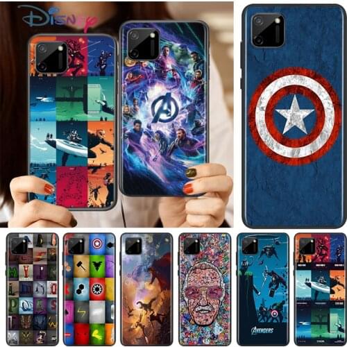 Avengers Marvel For OPPO Reno 10X ZOOM A ACE 2 Z Find X2 Neo Lite Realme V3 V5 V15 Narzo 10 20 Pro Soft Phone Case