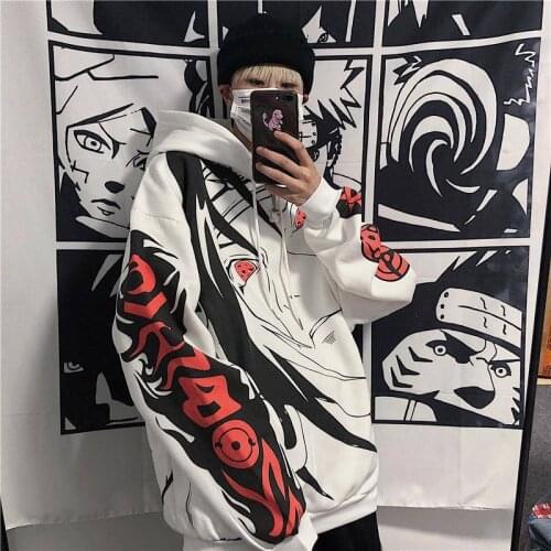 Cartoon Hoodies Streetwear Winter Coat Funny Amine Japan Hooddy Sweatshirt Unisex Oversized Hoodie Men Womens Tops