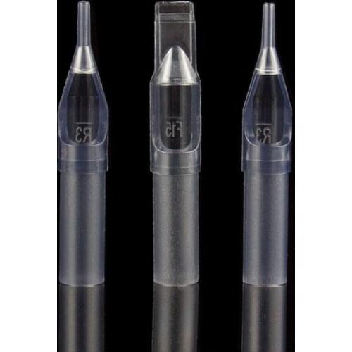 YILONG 3VT Tattoo Tips 50pcs Gray Disposable Tattoo Tips 3VT High Quality Plastic Tips For Tattoo Machine Supplies Free Shipping