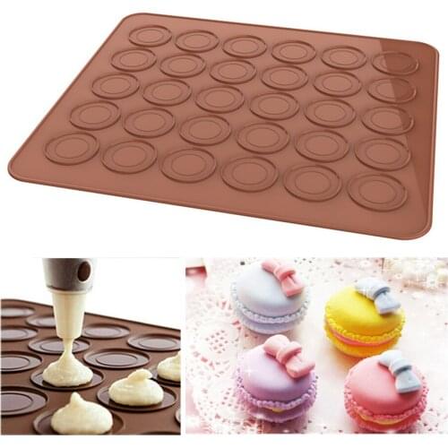 Food grade Silicone Cake Baking Mat DIY Pastry Cake Macaron Mat Oven Baking Mould Sheet Pad Tray Sheet Kitchen Tools