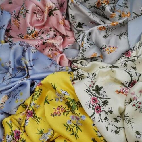 Pajamas Skirt Material Stretchy Glossy Scarf Hijab Fabric Tilda Tissue Shiny Chiffon Dress Satin Silky Polyester